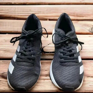 Adidas Adizero Boston 10 Black White Running Shoes H67515 Women's Size 7.